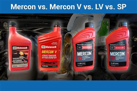 mercon lv mercon v|mercon lv vs mercon sp.